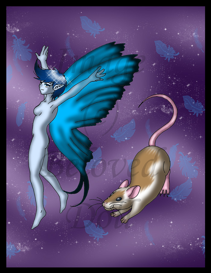 Blue Fairy and Mouse